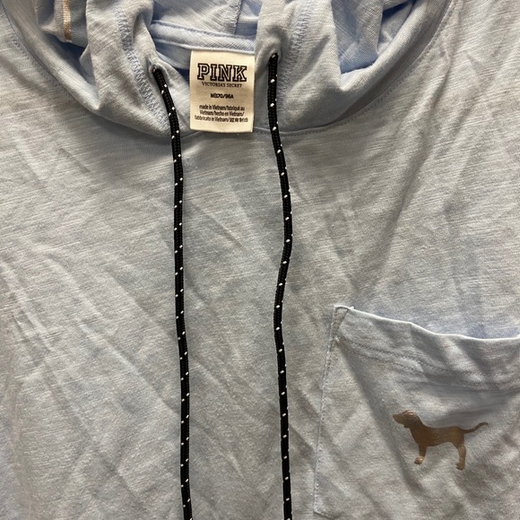 PINK Hooded Campus Tee - Picture 2 of 2